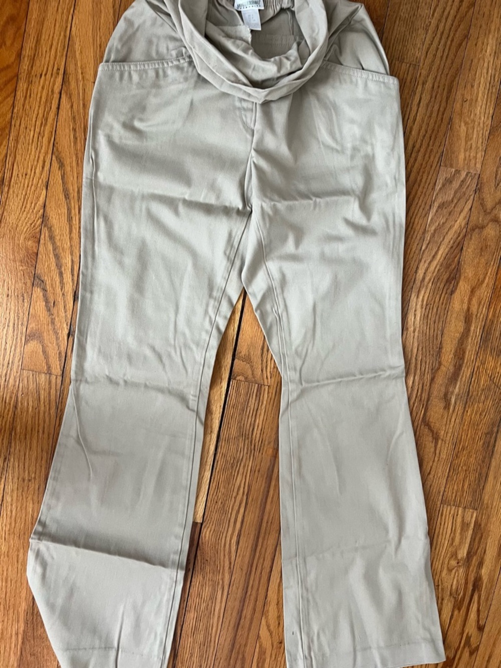 Motherhood maternity Classic Beige Straight-Leg Pants